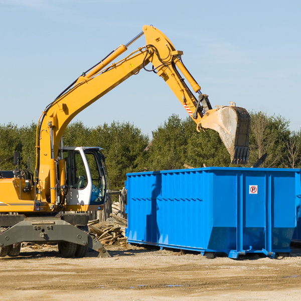 can i choose the location where the residential dumpster will be placed in Madison Lake Minnesota